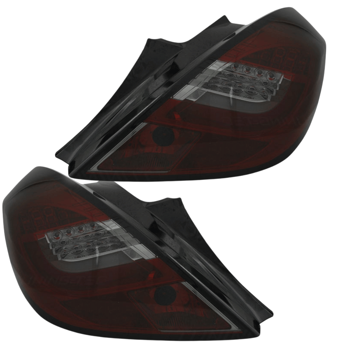 LED Rückleuchten Set Matt-Rot für Opel Corsa D 3-Türer 04.2006-2014 Lightbar
