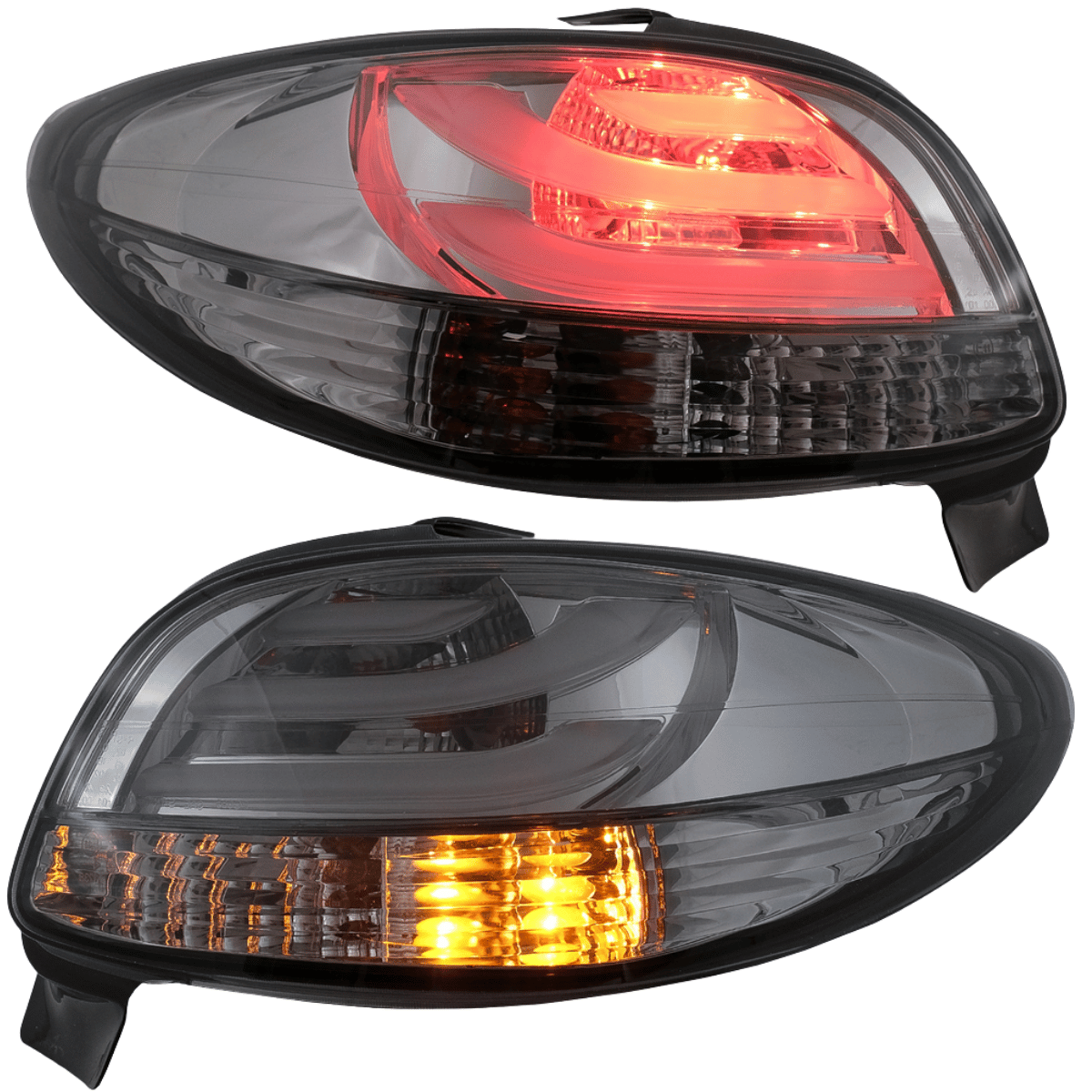 LED Light Bar Rückleuchten smoke für Peugeot 206 10.1998-2003 3+5 Türer - CR Tuning