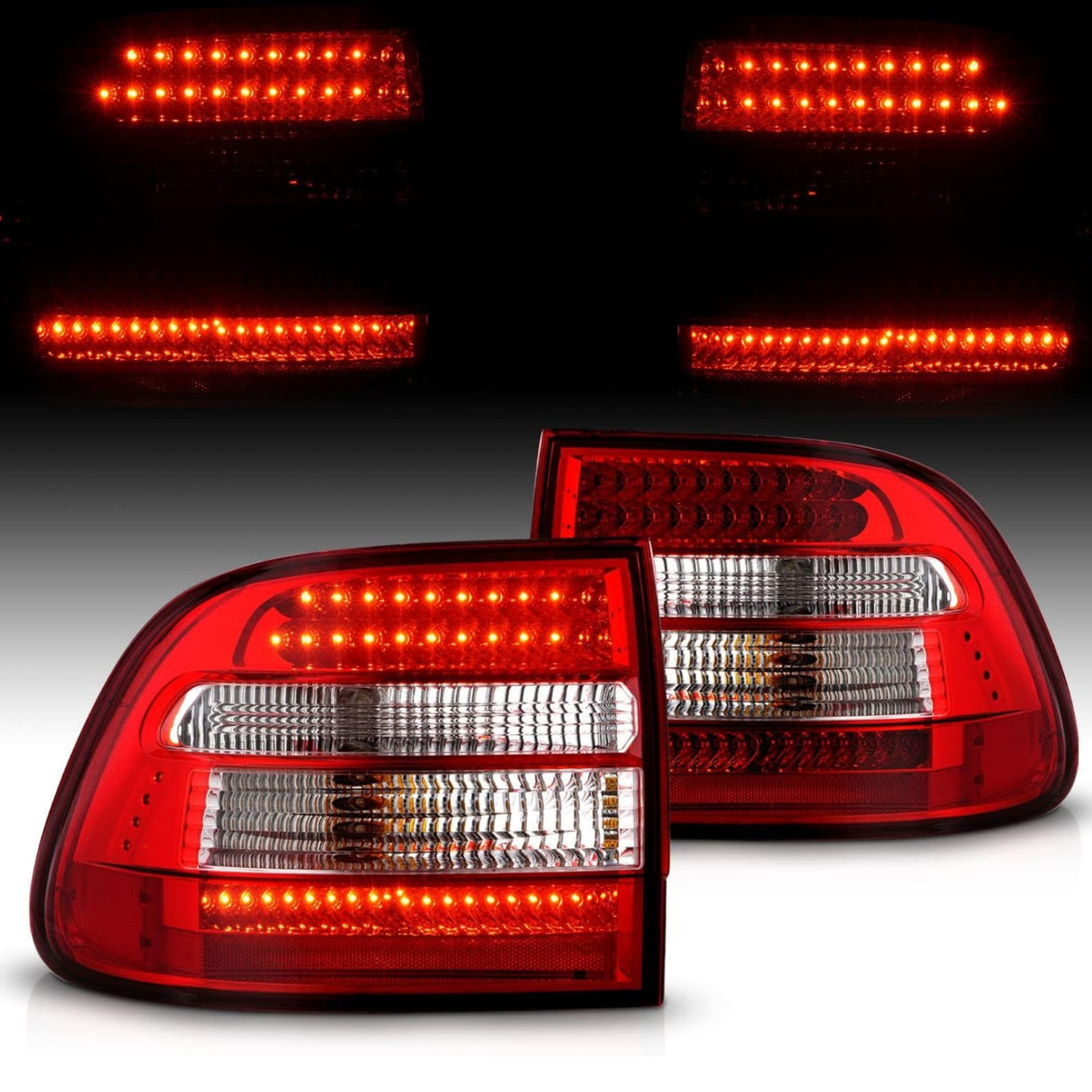 LED Rückleuchten Set für Porsche Cayenne 2002 - 2006 in rot