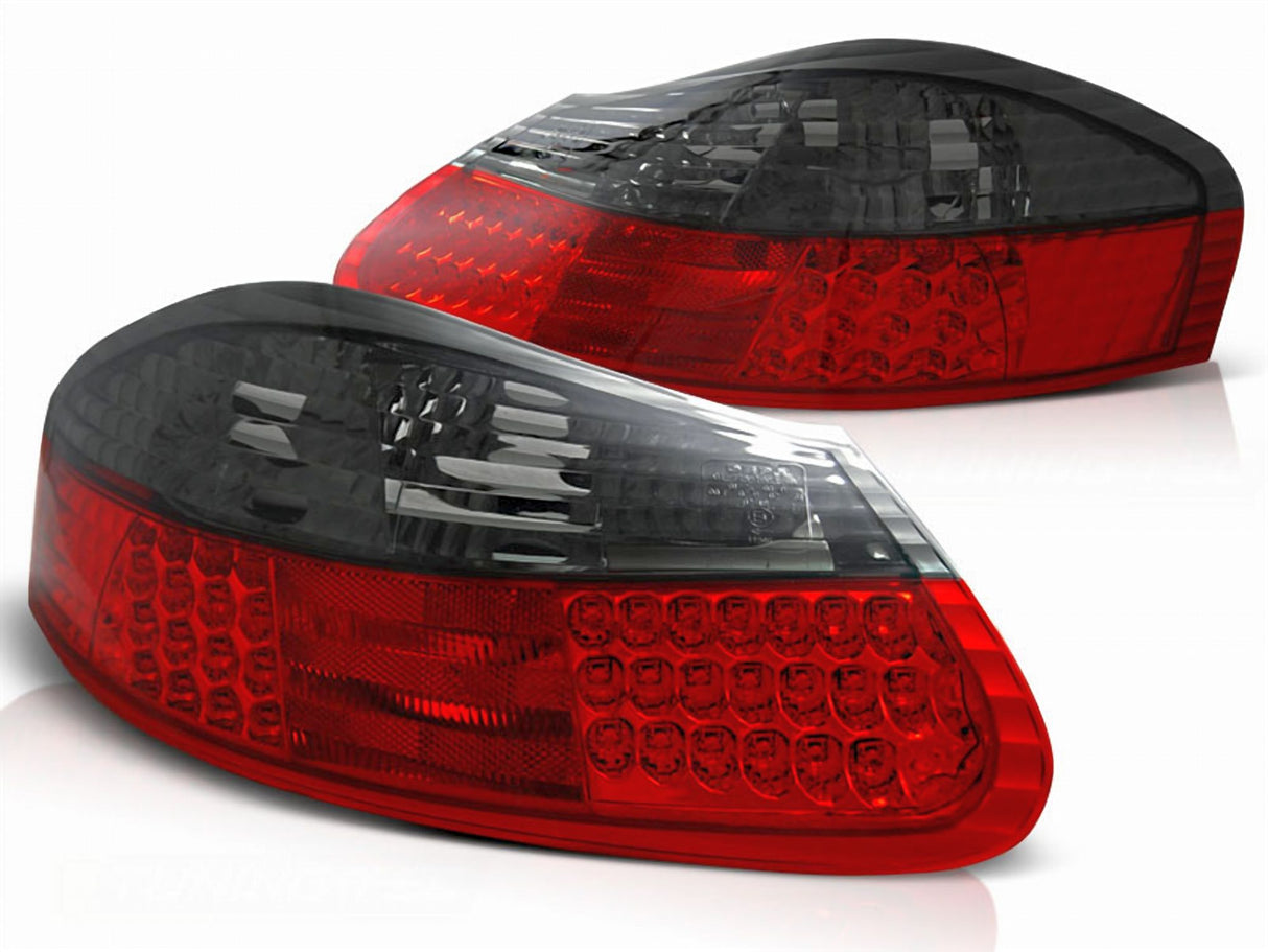 LED Rückleuchten für BMW E90 E91 rot schwarz getönt mit Klarglasoptik