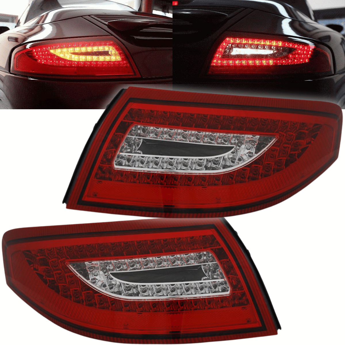 LED Rückleuchten Set Rot für Porsche 911 / 996 1999-2004 schmales Heck