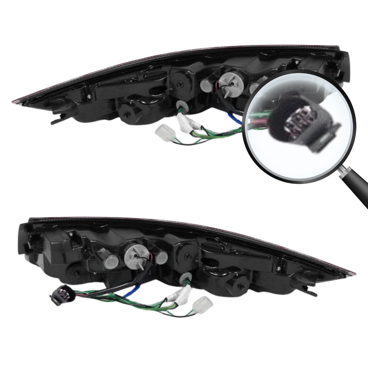 LED Rückleuchten Set Rot-Weiß für Porsche 911 / 997 2004-2009 1. Gen