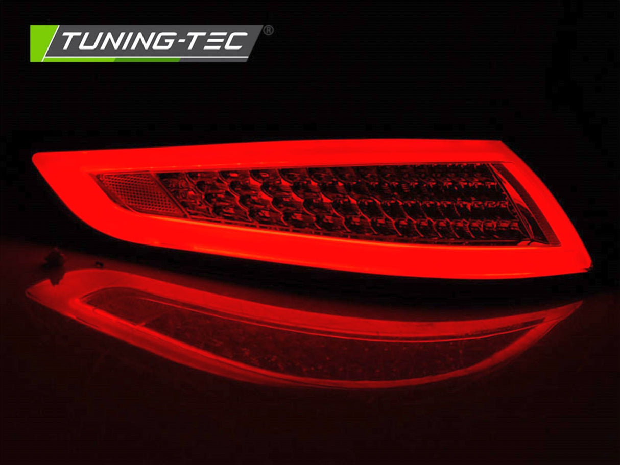 Voll LED Lightbar Rückleuchten LAUFLICHT für Porsche 911 997 Coupe Cabrio smoke 2004-2009