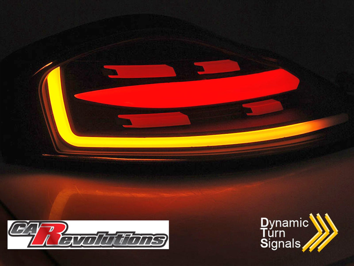 Dynamische LED Rückleuchten mit gelbem Blinker für KFZ Tuning von CR-Tuning