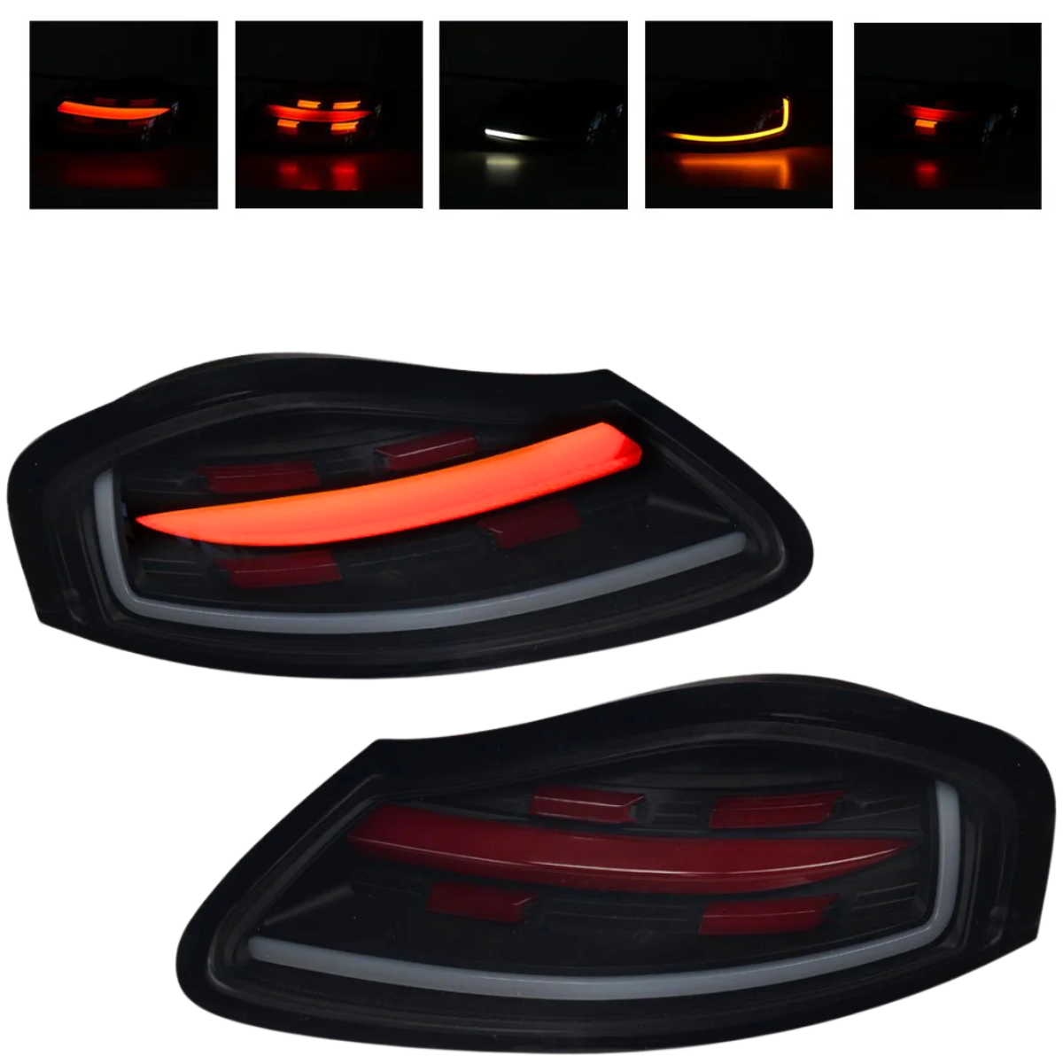 Voll Led Rückleuchten Set dynamische Blinker für Porsche Boxster 986 Smoke 1996-2004