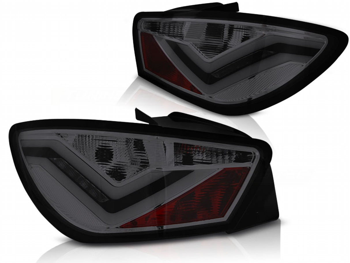 LED Lightbar Rückleuchten in rot matt für Seat Ibiza 6J 06.2008-2012 - 3 Türer