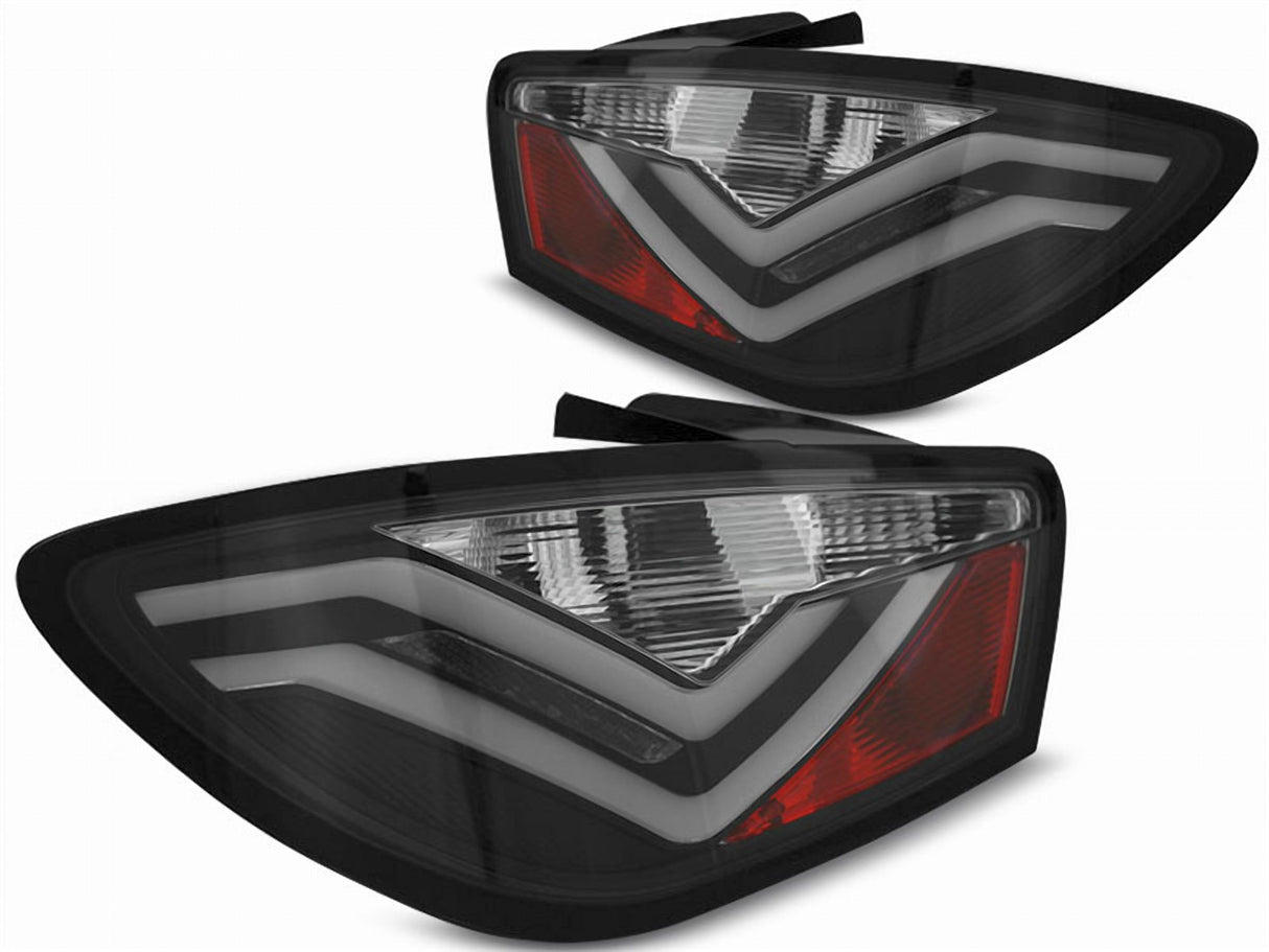LED LightBar RückleuchtenSet für Seat Ibiza 6J 3D 06.2008-2012 schwarz