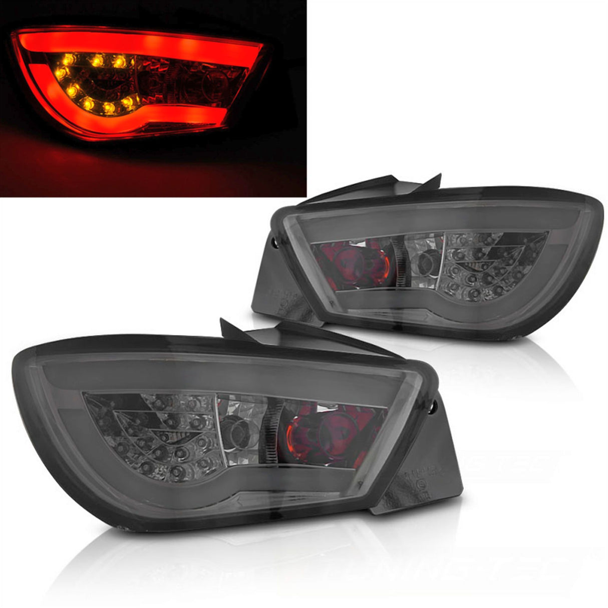 LED Rückleuchten Set für Seat Ibiza 6J 3-Türer 06.2008-2012 in smoke