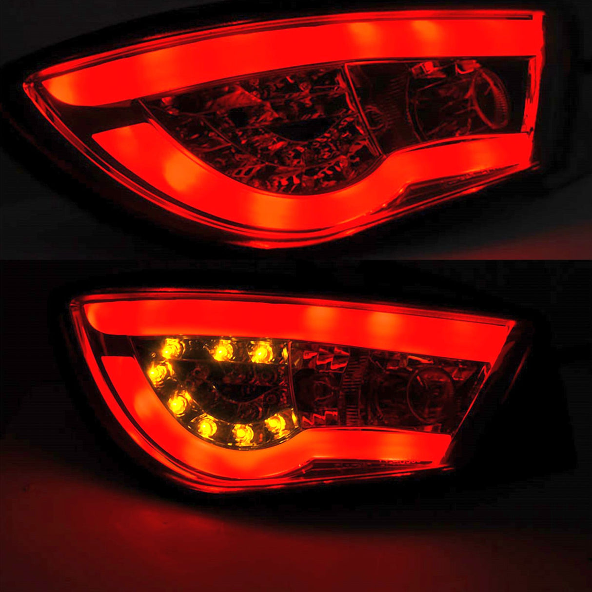 LED Rückleuchten Set für Seat Ibiza 6J 3-Türer 06.2008-2012 in smoke