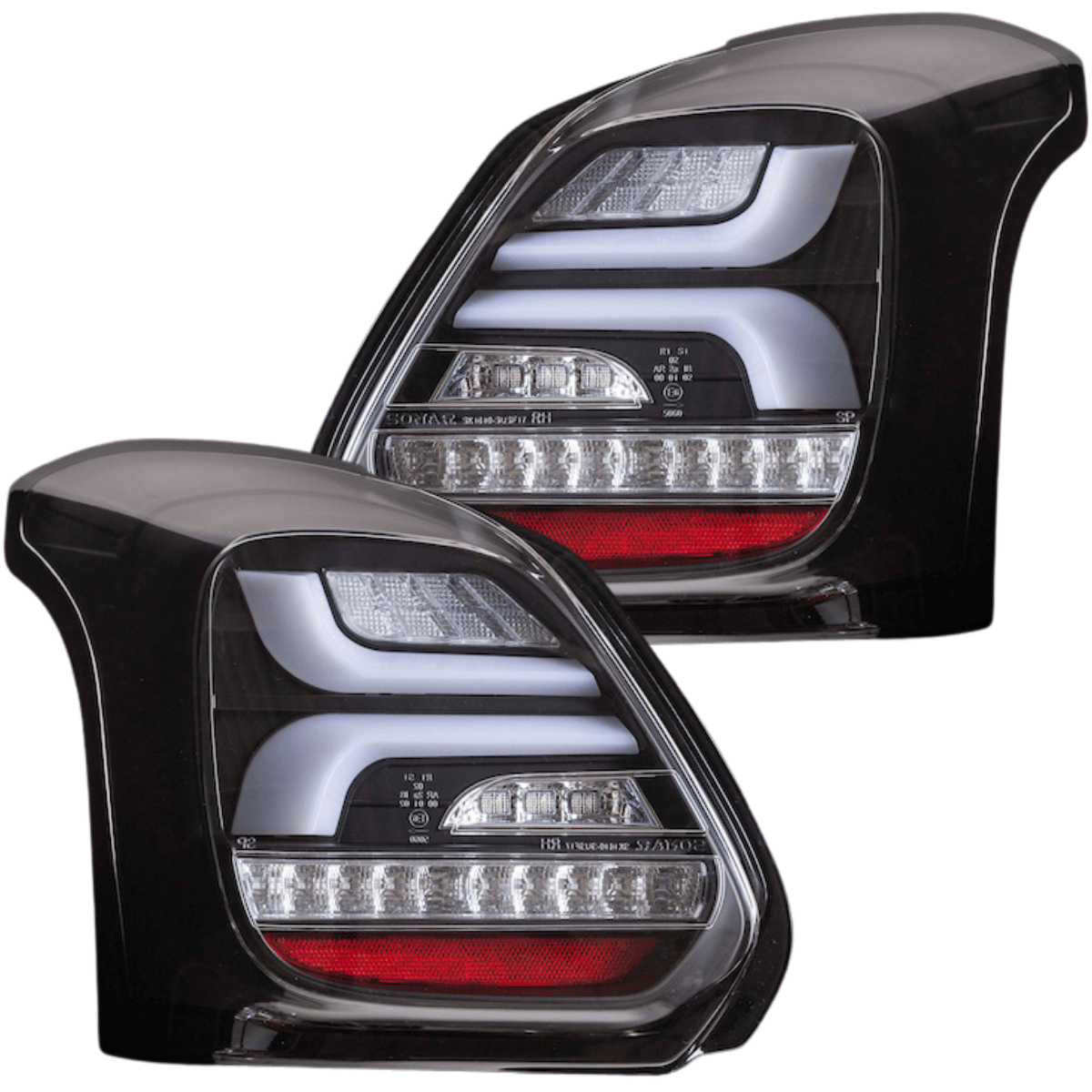 Voll LED Rückleuchten Set Schwarz dynamischer Blinker für Suzuki Swift AZ 2017-2025