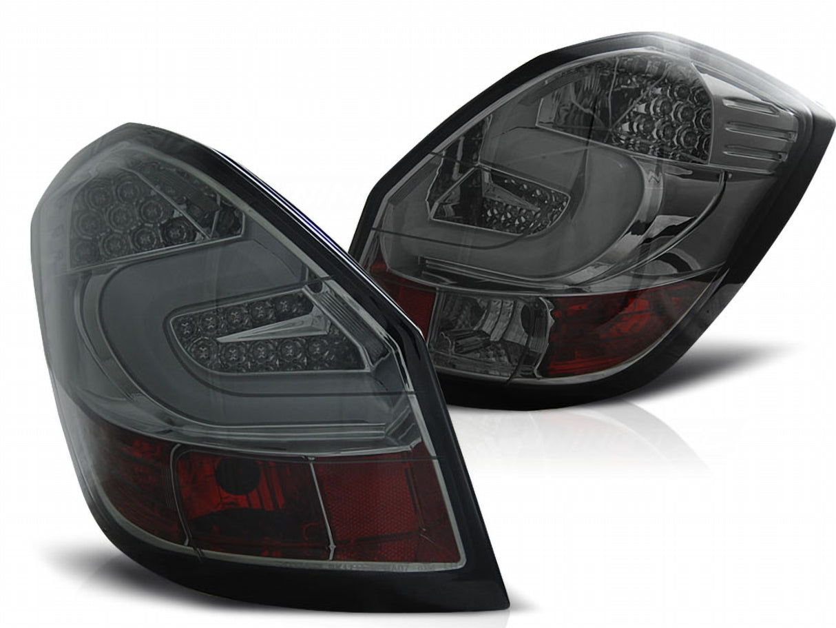 LED Lightbar Rückleuchten smoke für Skoda Fabia 2 II 2007- 06.2014 Limo Kombi