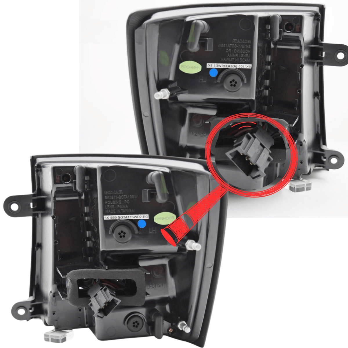 Voll LED Rückleuchten in Rot für Skoda Octavia 3 Combi 2012-2020 (OEM LED)