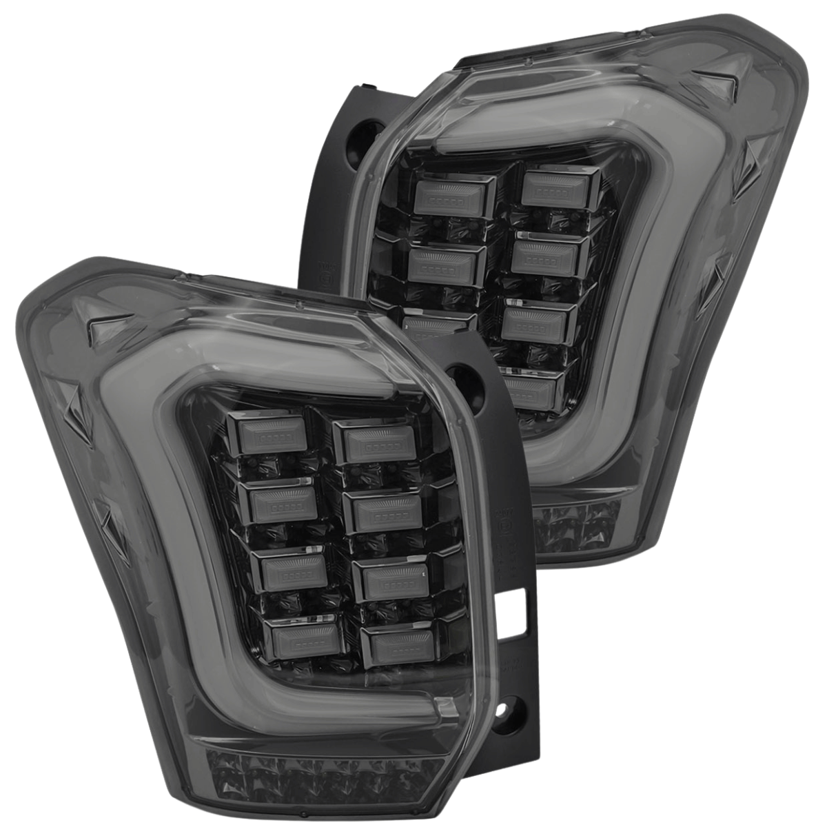 Voll LED Rückleuchten Set Smoke mit LightBar & dynamischem Blinker für Subaru Forester IV 2013-2016