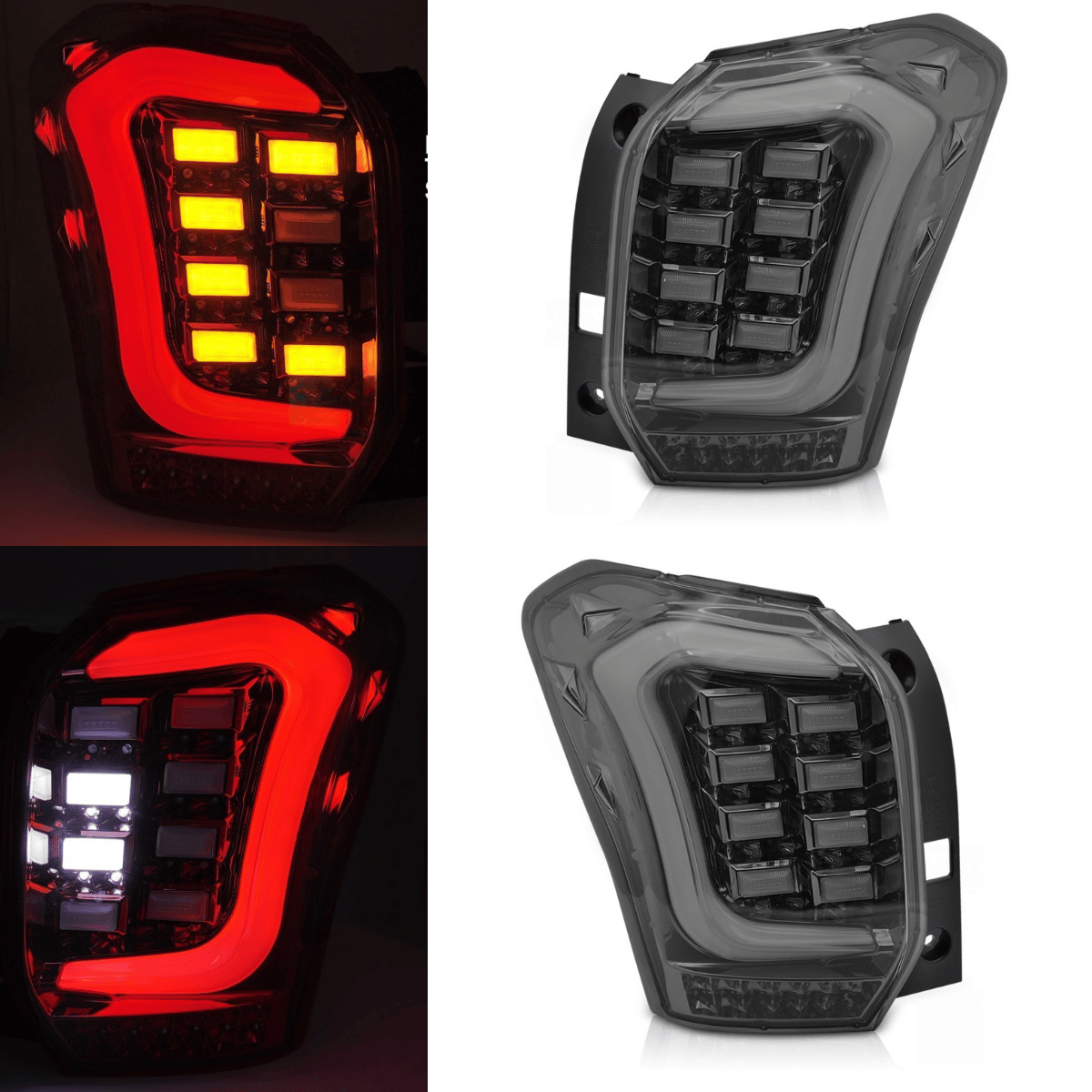 Voll LED Rückleuchten Set Smoke mit LightBar & dynamischem Blinker für Subaru Forester IV 2013-2016