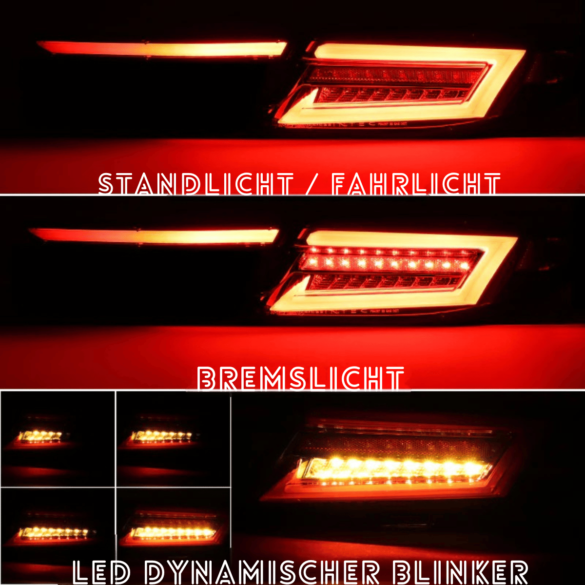 Voll LED Rückleuchten Smoke für Toyota GR86 ab 2021 Dynamischer Blinker & Lightbar
