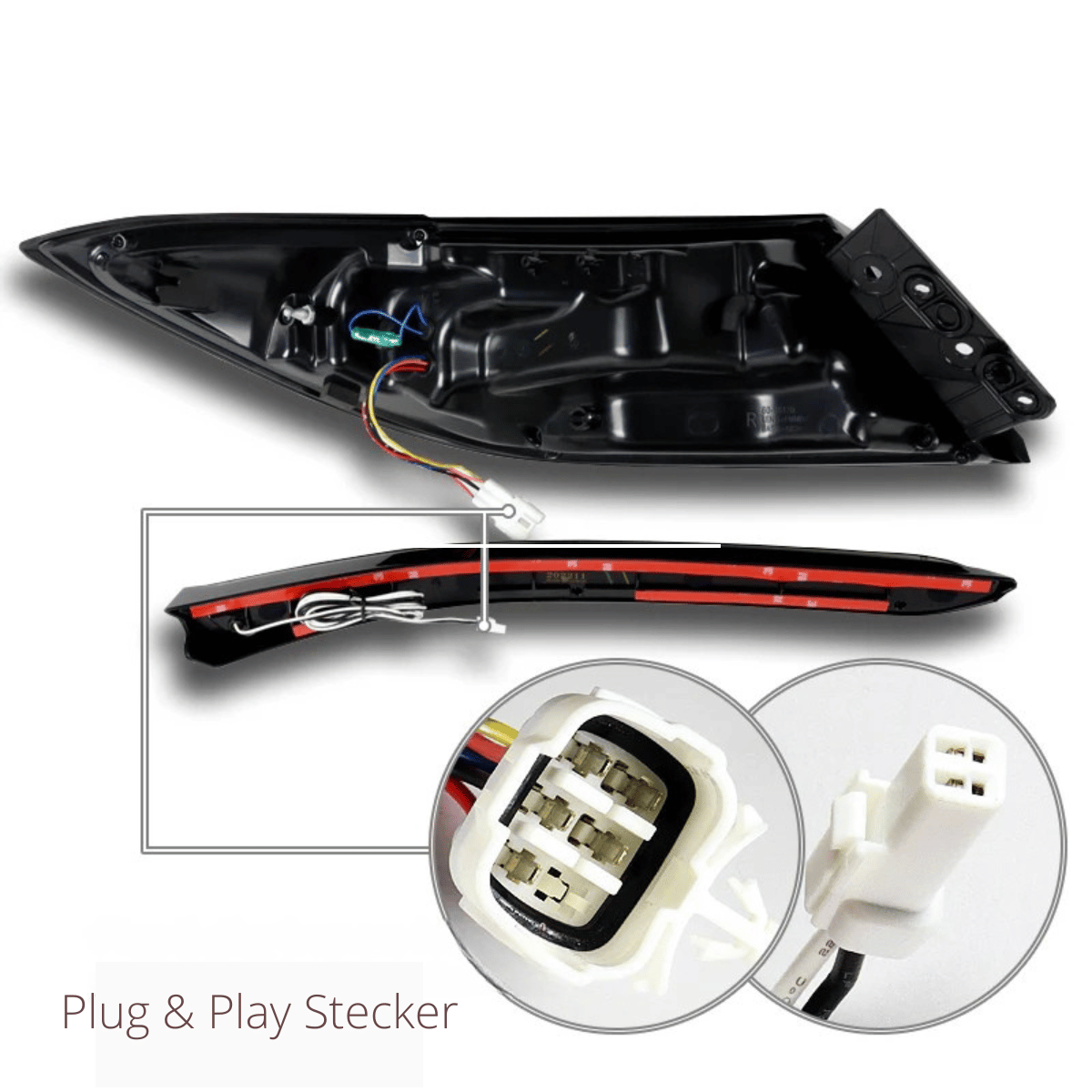 Voll LED Rückleuchten Set Rot für Toyota GR86 ab 2021 Dynamischer Blinker & Lightbar