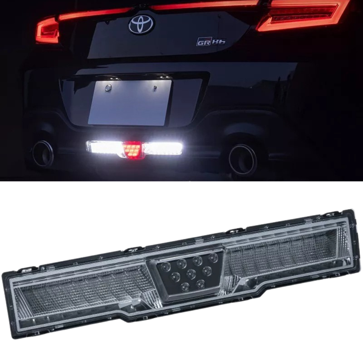 Voll LED Stoßstangenleuchte für Toyota GR86 ZN8 ab 2021 – Rückfahrlicht & Nebelschlussleuchte, Plug & Play