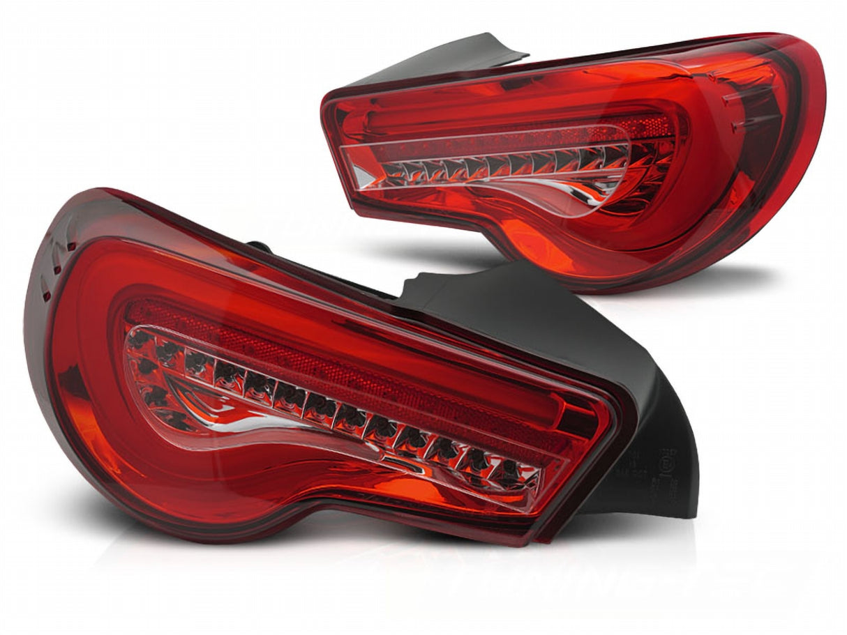LED Rückleuchten für Toyota GT86 / Subaru BRZ rot mit dynamischem Blinker