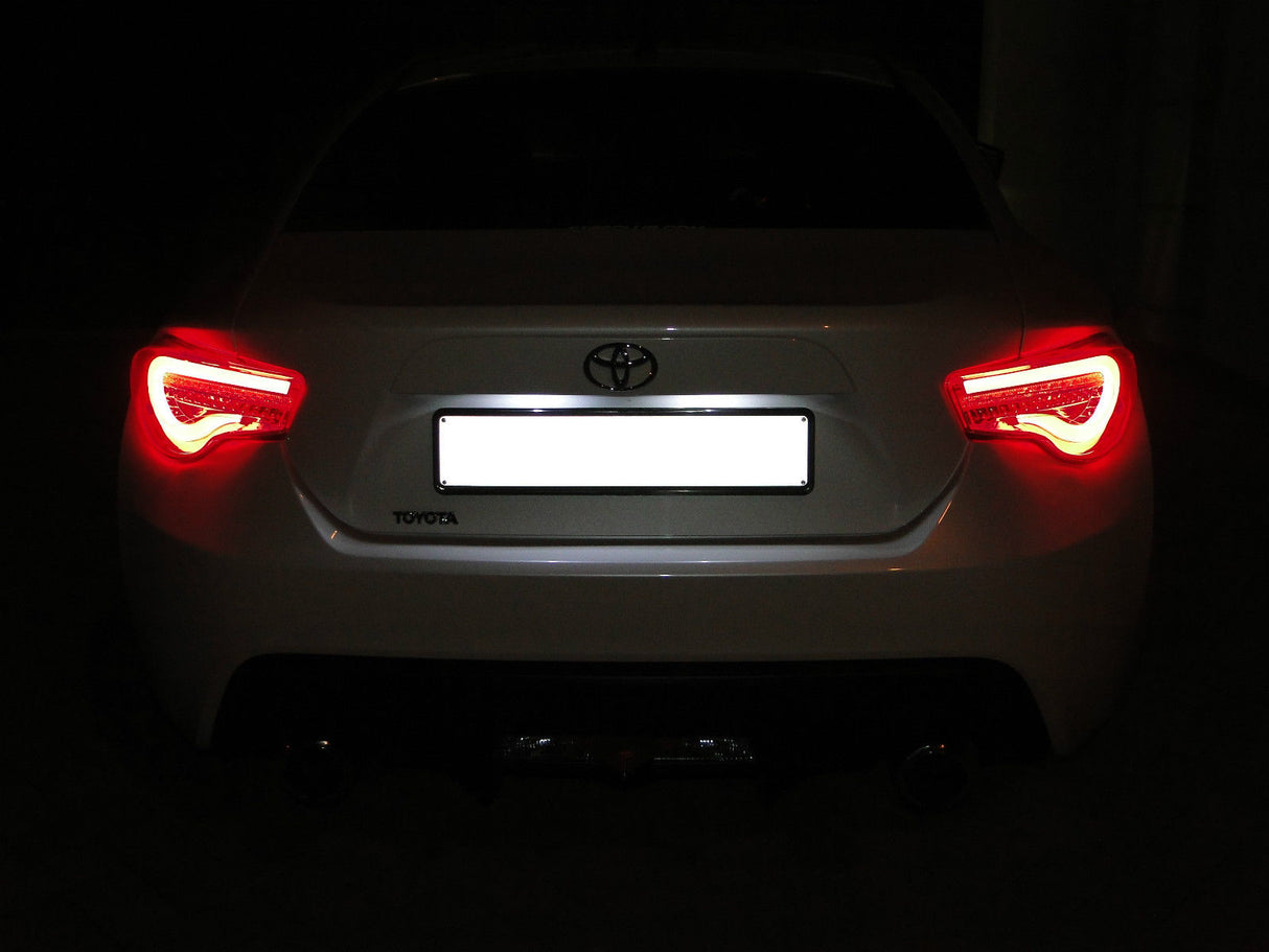 Voll LED Rückleuchten Set Carbon für GT86 2012–2021 mit LED Lightbar & Dynamischen Blinkern