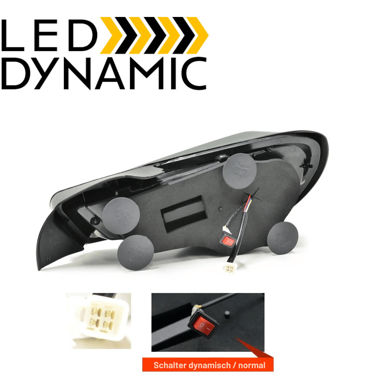 Voll LED Rückleuchten Set Rot-Weiß für GT86 2012–2021 mit LED Lightbar & Dynamischen Blinkern