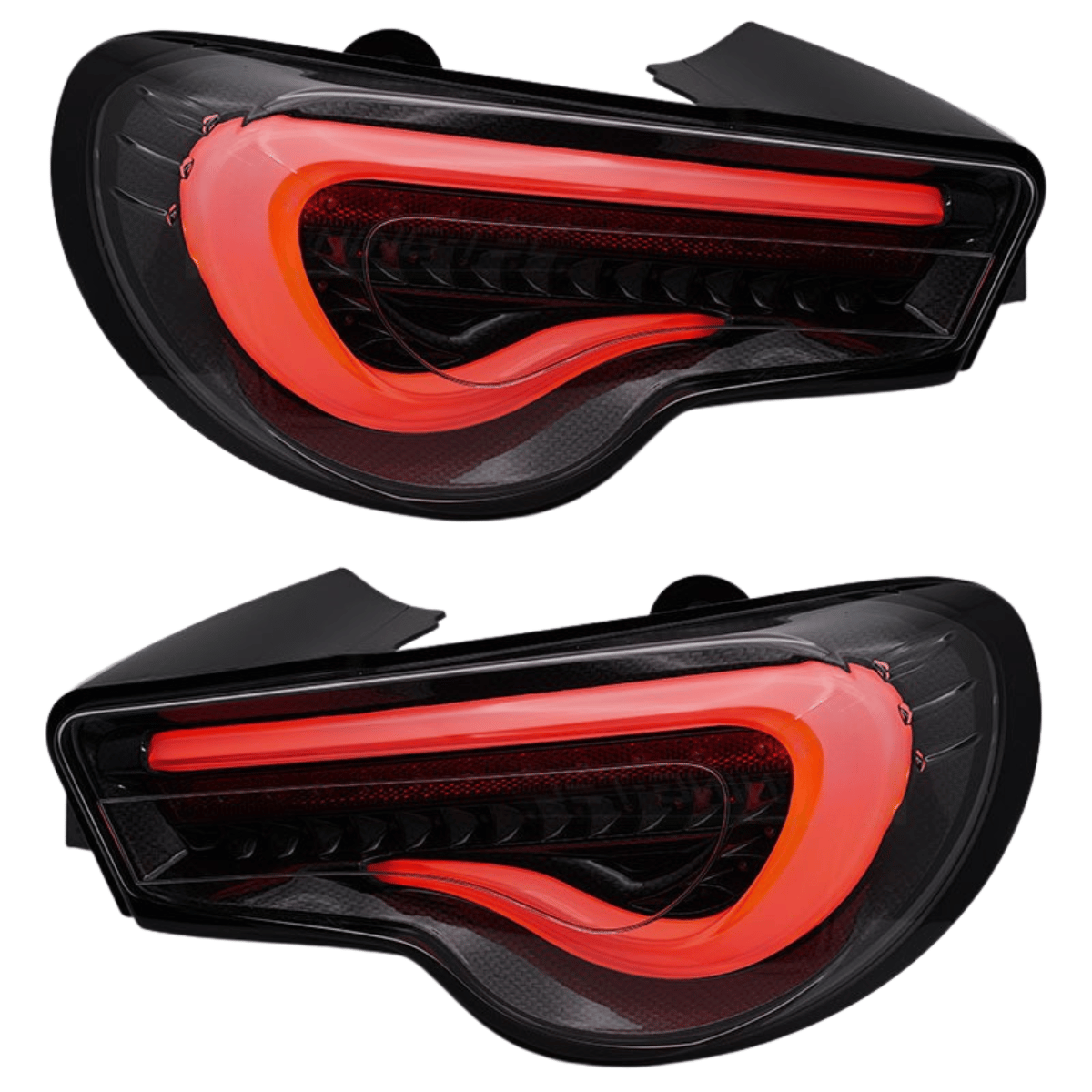 Voll LED Rückleuchten Set Carbon für GT86 2012–2021 mit LED Lightbar & Dynamischen Blinkern
