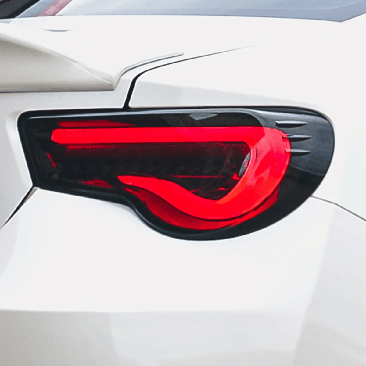 Voll LED Rückleuchten Set Schwarz-Smoke für GT86 2012–2021 mit LED Lightbar & Dynamischen Blinkern