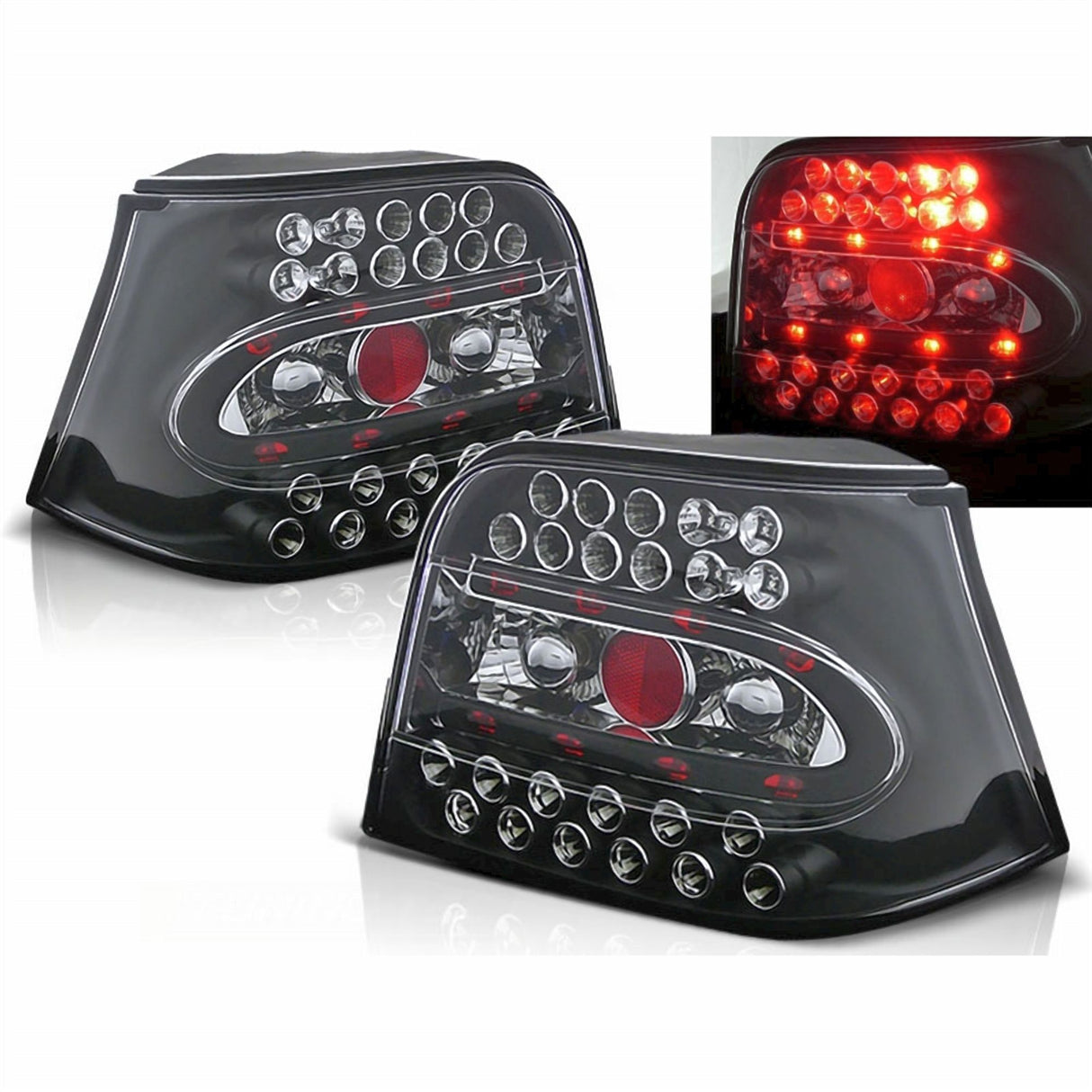 LED Rückleuchten in schwarz für VW Golf 4 IV 09.1997-09.2003