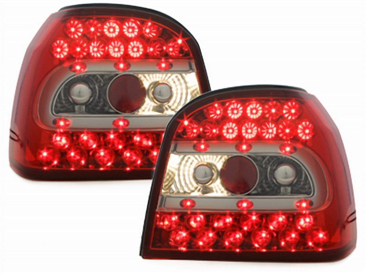 LED Rückleuchten rot für VW Golf 4 mit dynamischem Blinker, Tuning Scheinwerfer