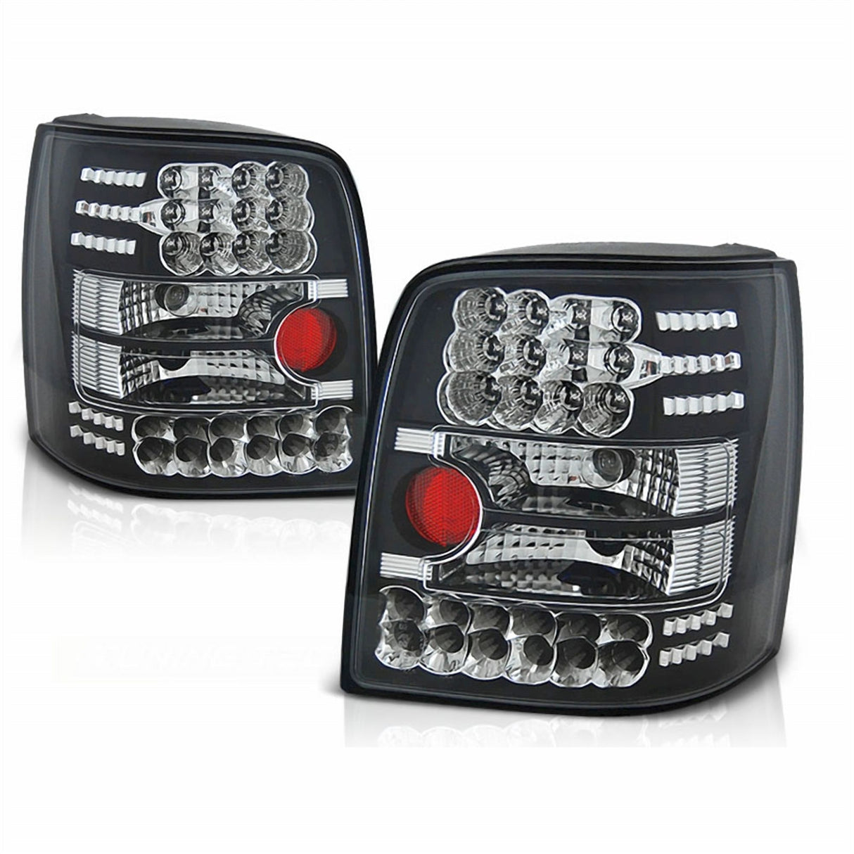 LED Rückleuchten schwarz für VW Passat 3B Variant mit dynamischem Blinker und moderner Optik