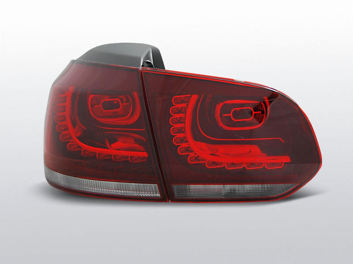 LED Rückleuchten in rot weiß für VW Golf 6 10.2008--2012
