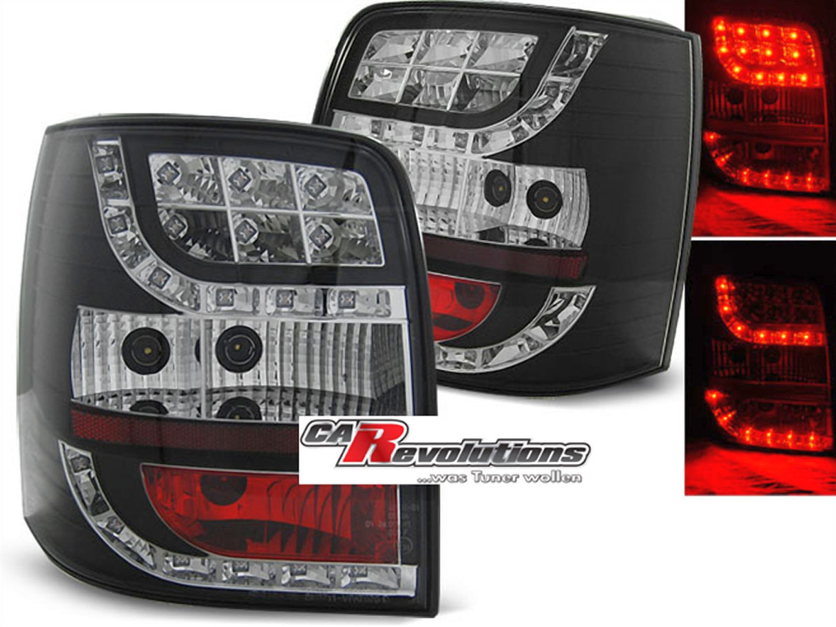 LED Rückleuchten schwarz VW Passat B5 Variant 96-00, Tuning Rücklichter