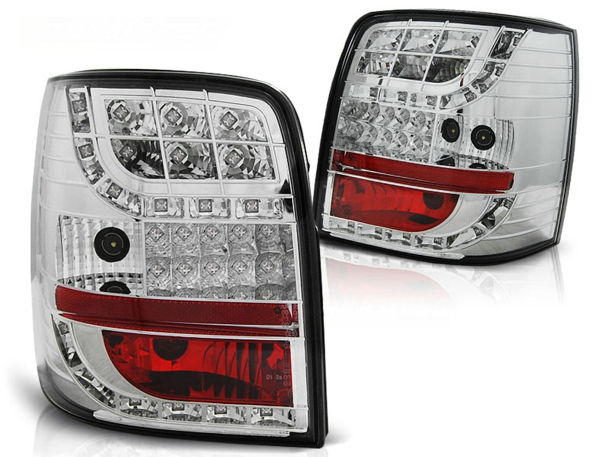 Chrom LED Rückleuchten VW Passat 3BG Variant 00-04, Tuning Rücklichter