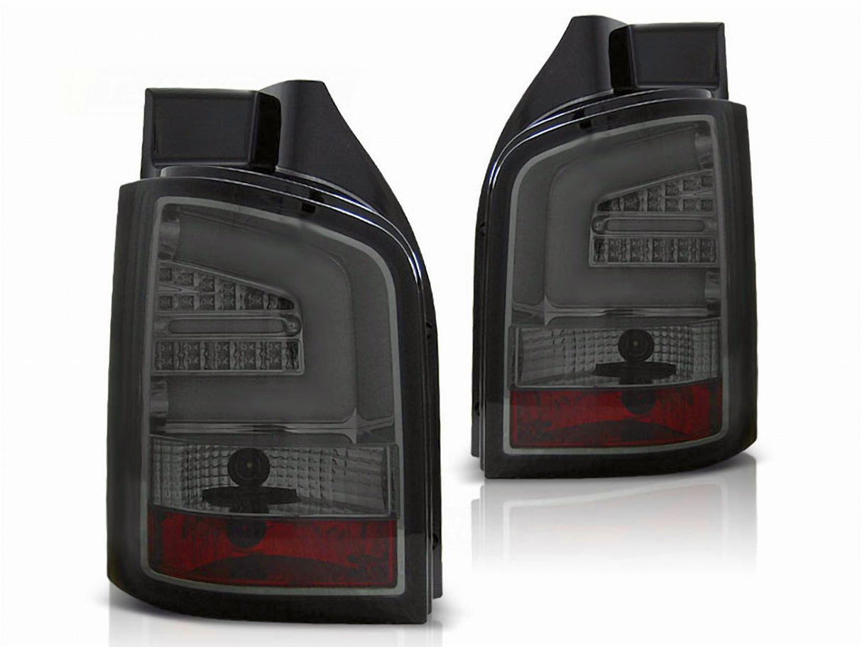 LED Rückleuchten in smoke rauchglas für VW T5 2003-12.2009 Heckklappe - CR Tuning