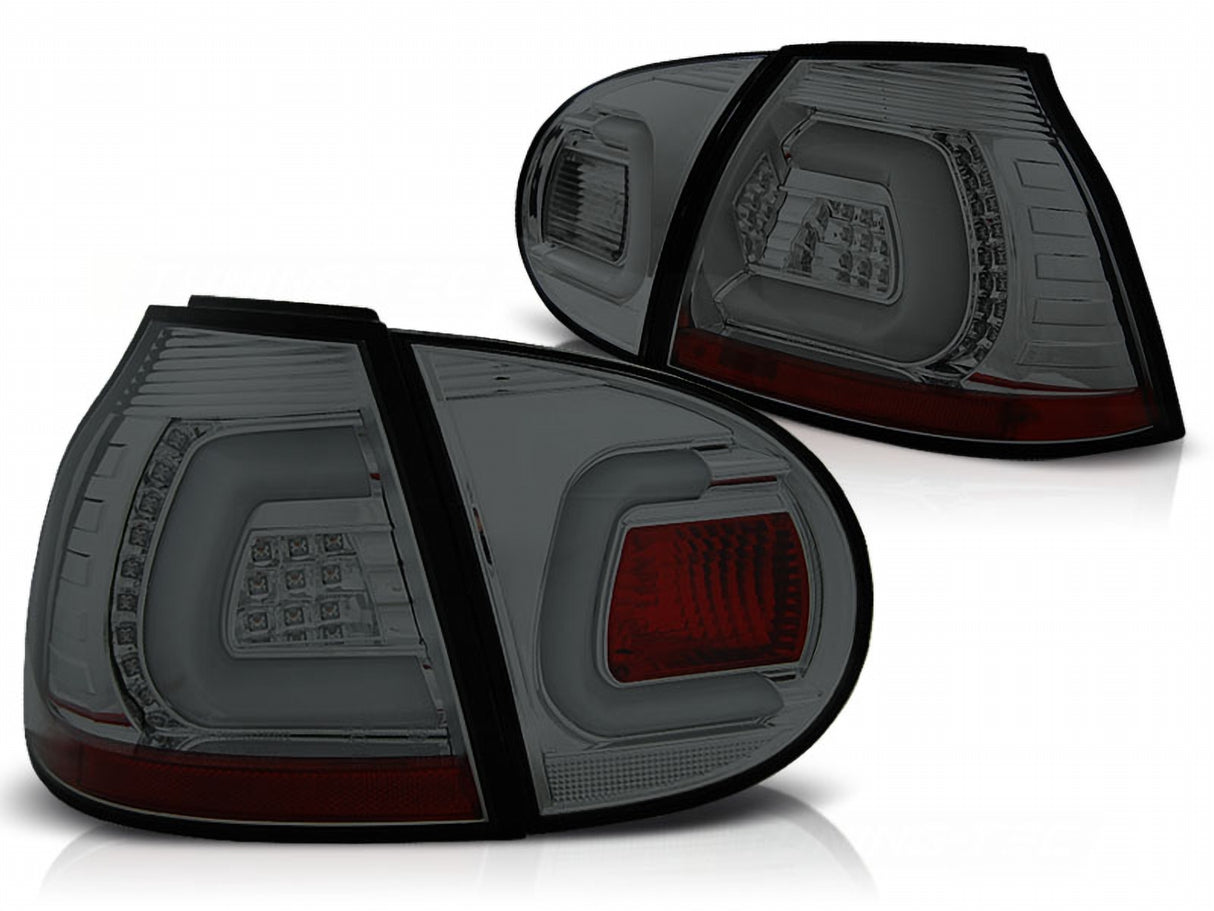 Getönte LED Rückleuchten für VW Golf 6, dunkles Design, moderne Optik