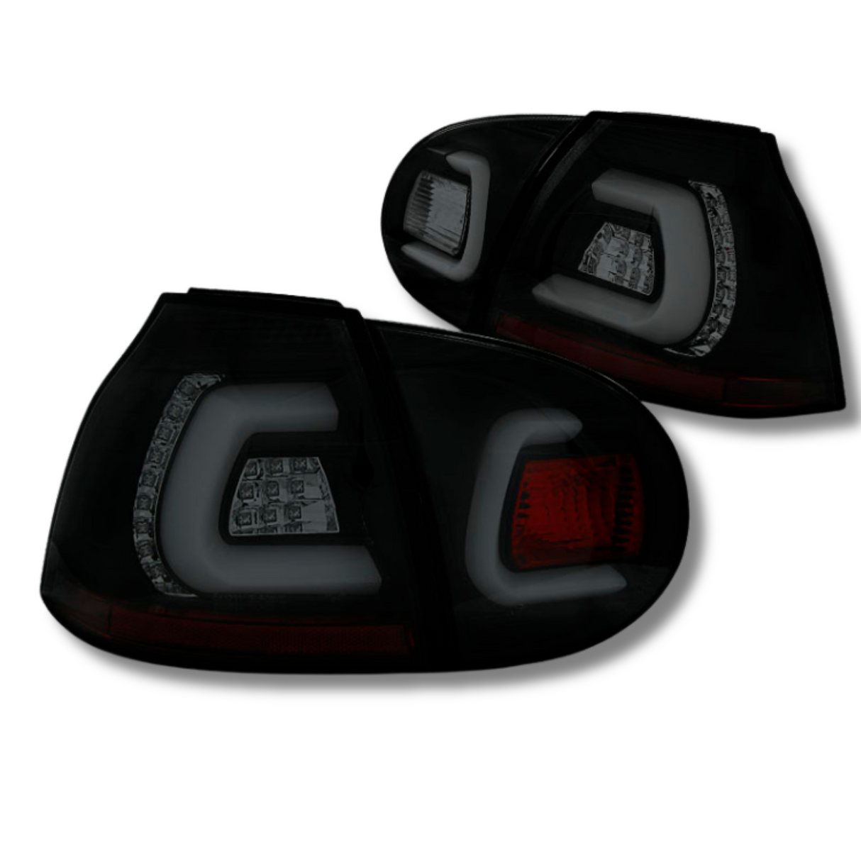 LED LightBar Rückleuchten in schwarz matt für VW Golf 5 V 10.2003-2009