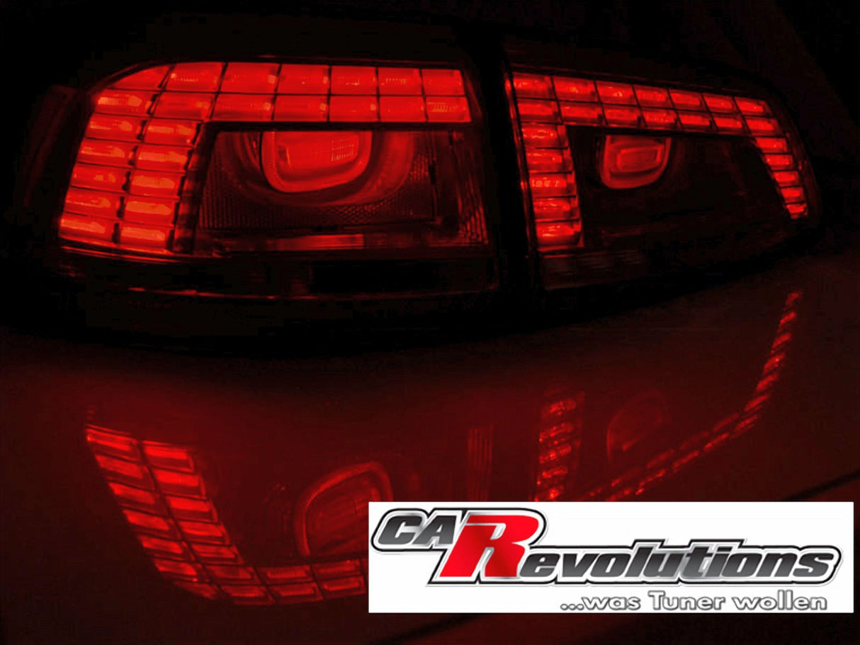Rückleuchten für VW Golf 6 LED Tuning mit dynamischem Blinker, rote Rücklichter