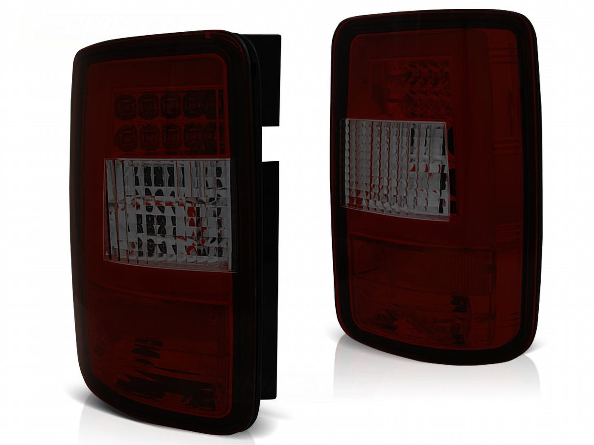 Getönte LED Rückleuchten für Jeep Wrangler JK, dunkles Rot, Tuning Zubehör