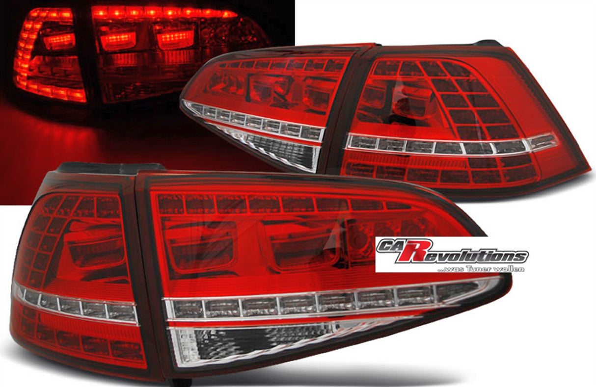 LED Rückleuchten rot für VW Golf 7 VII 2013-2017, Tuning Rückleuchten Set
