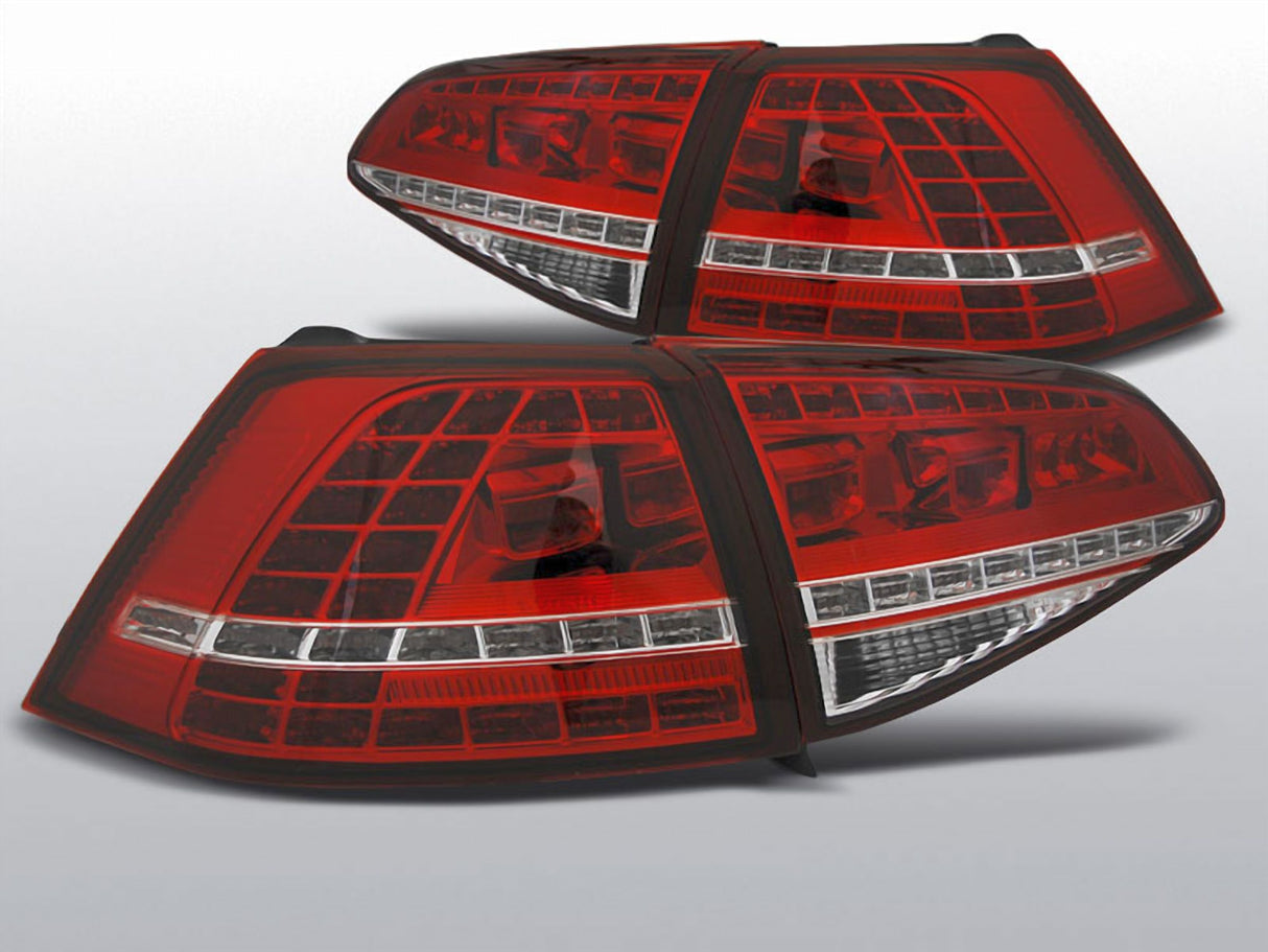 LED Rückleuchten für VW Golf 7, rot, mit dynamischem Blinker, Tuning Zubehör