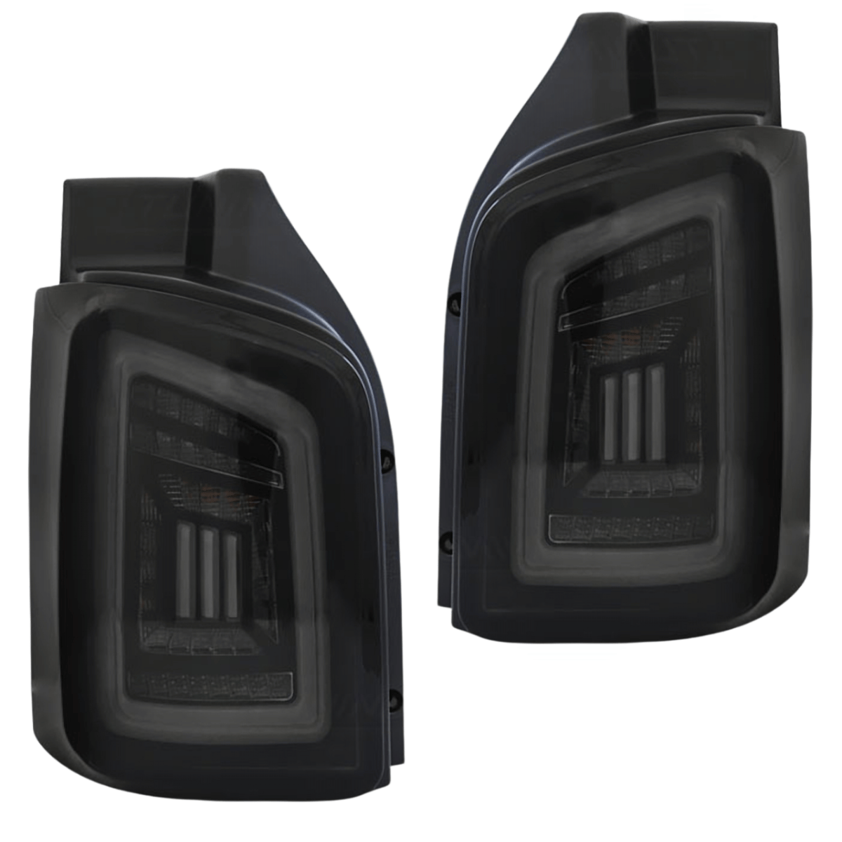 Voll LED Rückleuchten Set in Smoke-Schwarz für VW T5 04.2003-2009 / 2010-2015 Transporter