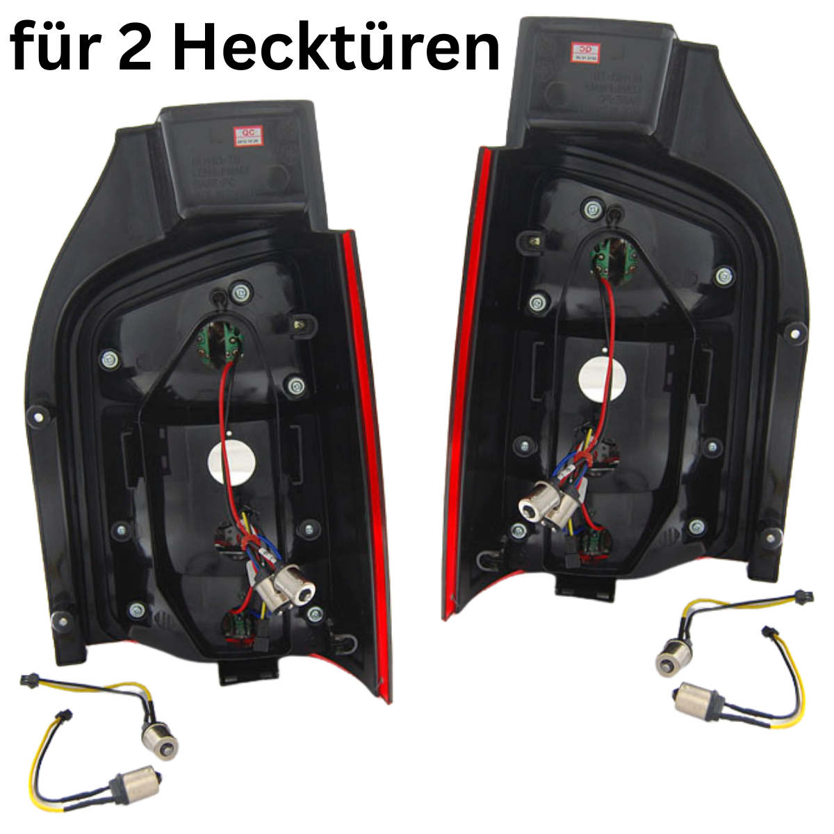 LED Rückleuchten Set Smoke für VW T5 Transporter mit Flügeltüren 04.2003-2009