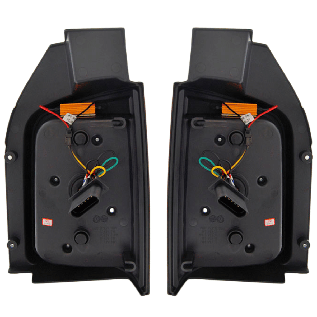 Voll LED Lightbar Rückleuchten Set Smoke für VW T6 Transporter mit Flügeltüren 2015-2019