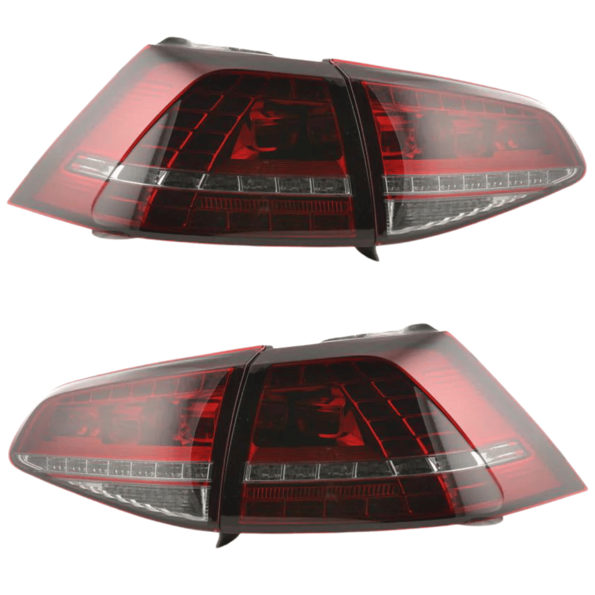 LED Rückleuchten Set Rot-Smoke mit dynamischem Blinker für VW Golf 7 Schrägheck 2013-2017