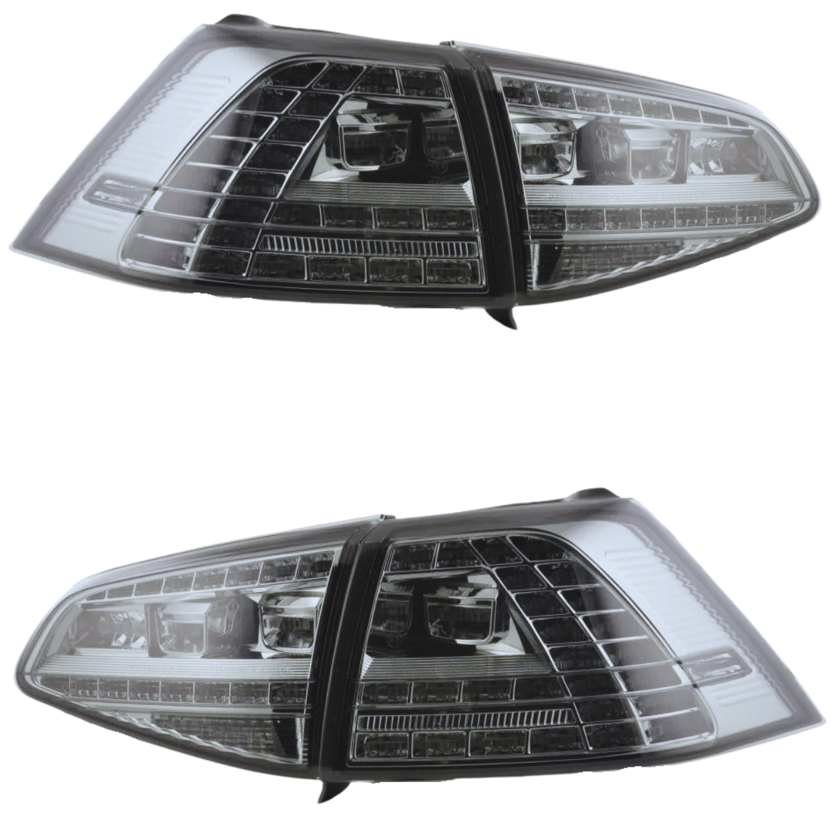 LED Rückleuchten Set Smoke mit dynamischem Blinker für VW Golf 7 Schrägheck 2013-2017