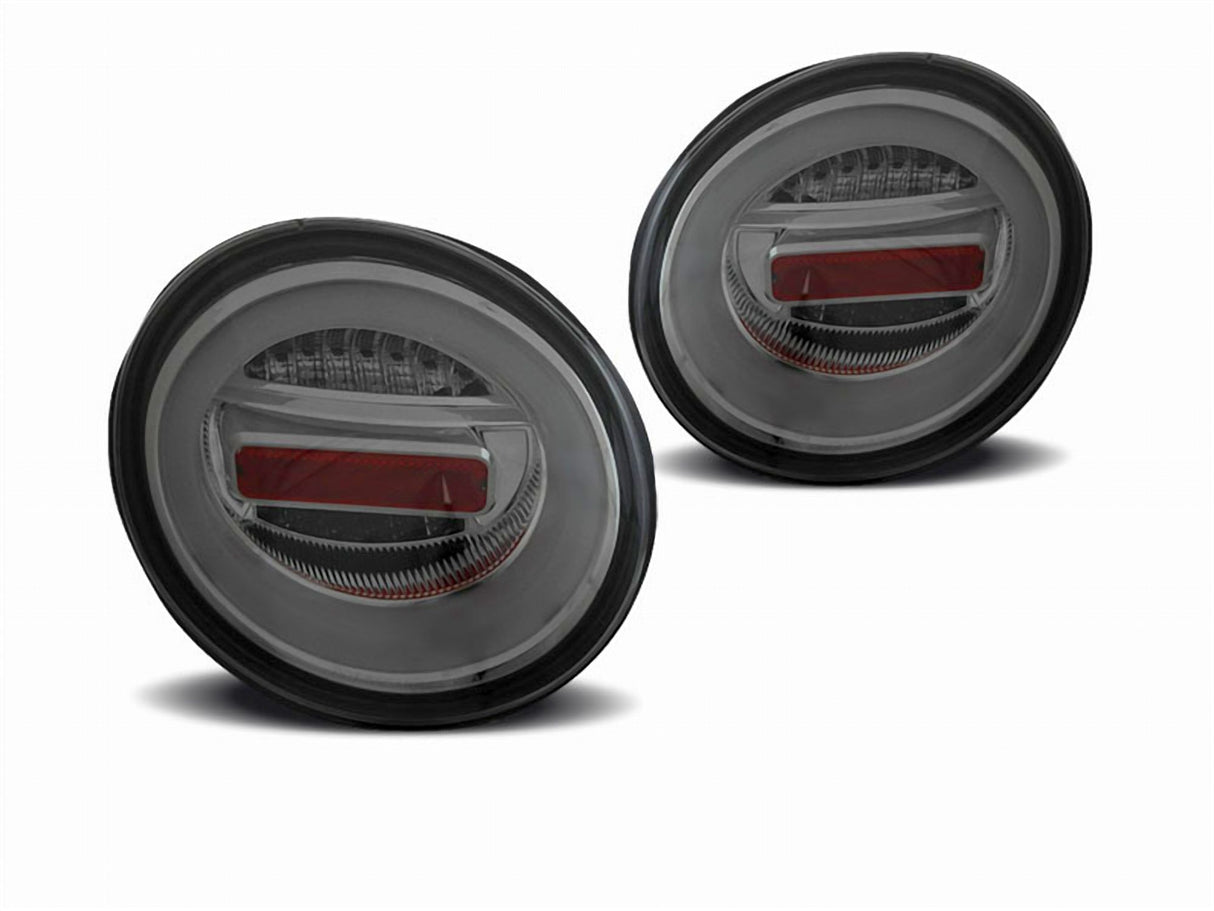 Rückleuchten für Jeep Wrangler JK LED mit rotem Reflektor und getöntem Glas