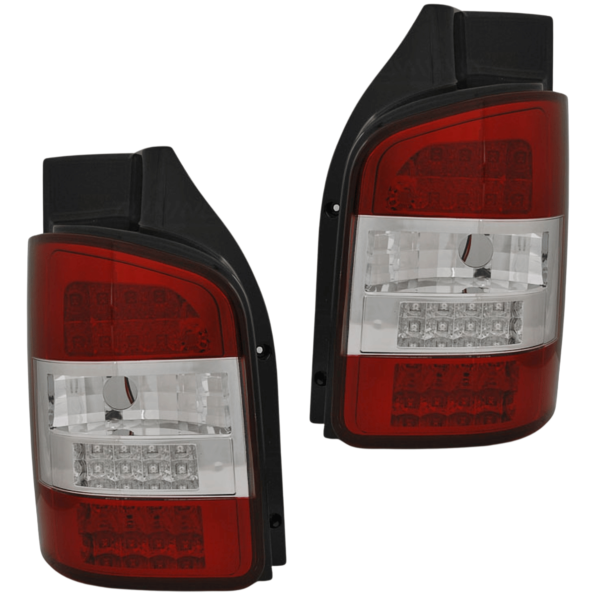 LED Rückleuchten Set Rot für VW T5.2 GP Transporter 2010–2015 Doppelflügeltüren