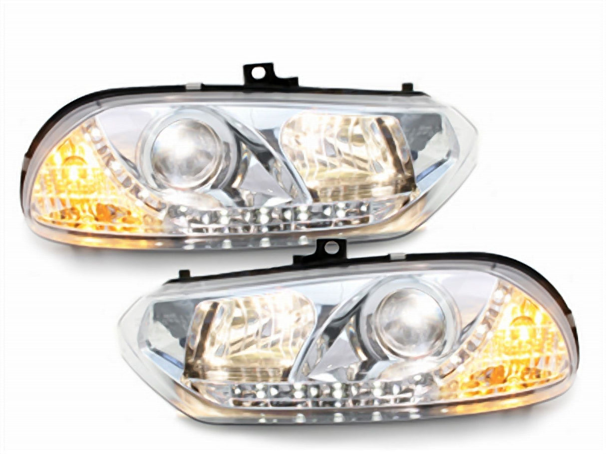 Led Scheinwerfer Set in chrom für Alfa Romeo 156 10.1997-06.2003