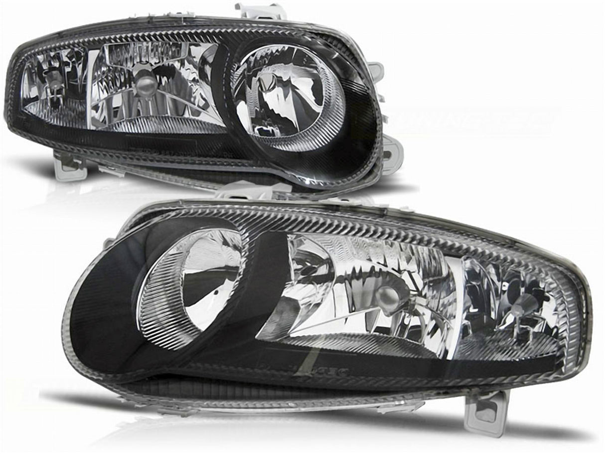Scheinwerfer Set für Alfa Romeo 147 01.01-12.2004 schwarz - CR Tuning