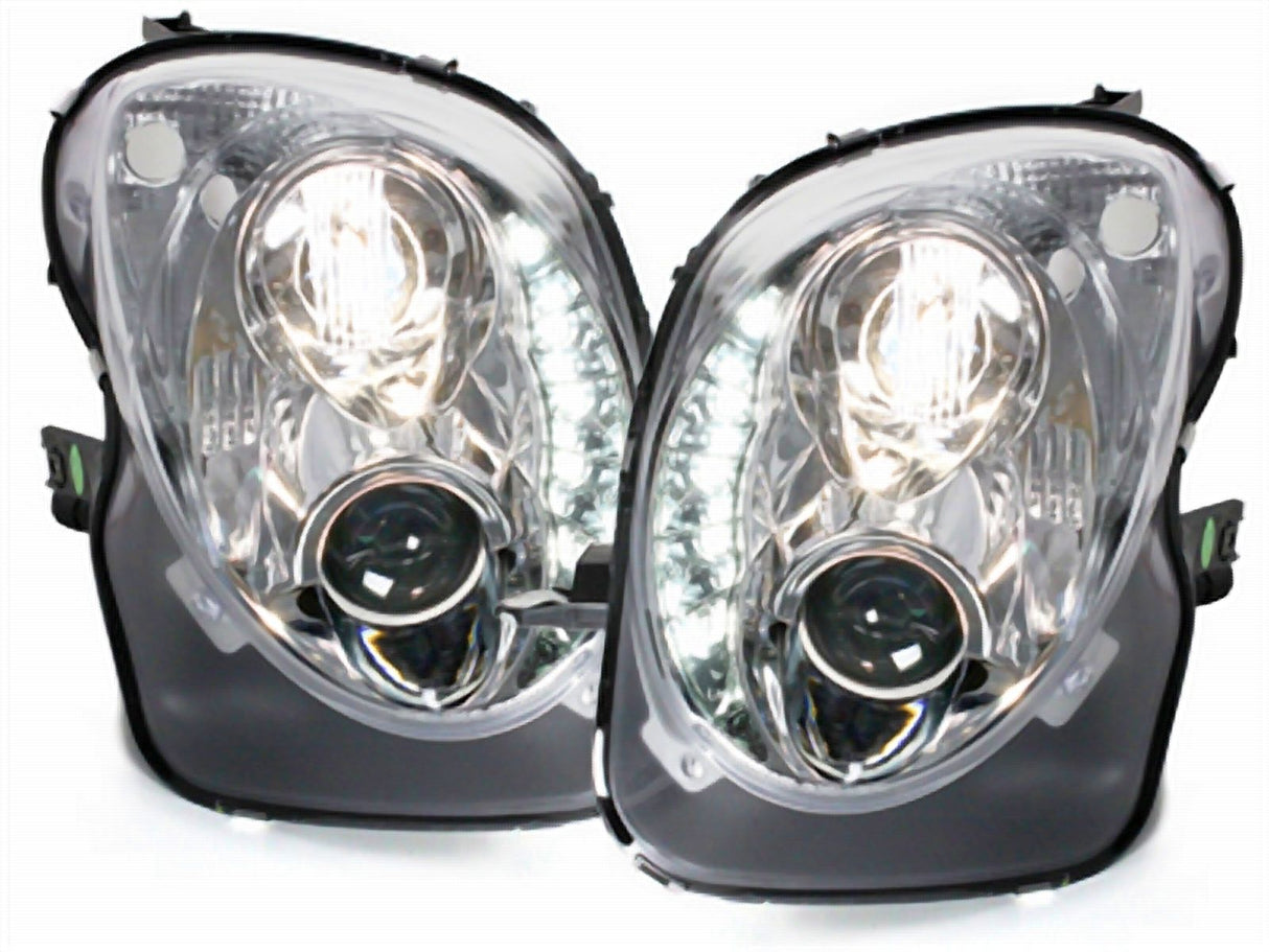 LED Scheinwerfer für Subaru Impreza 2007-2011, Klarglas mit Tagfahrlicht-Optik