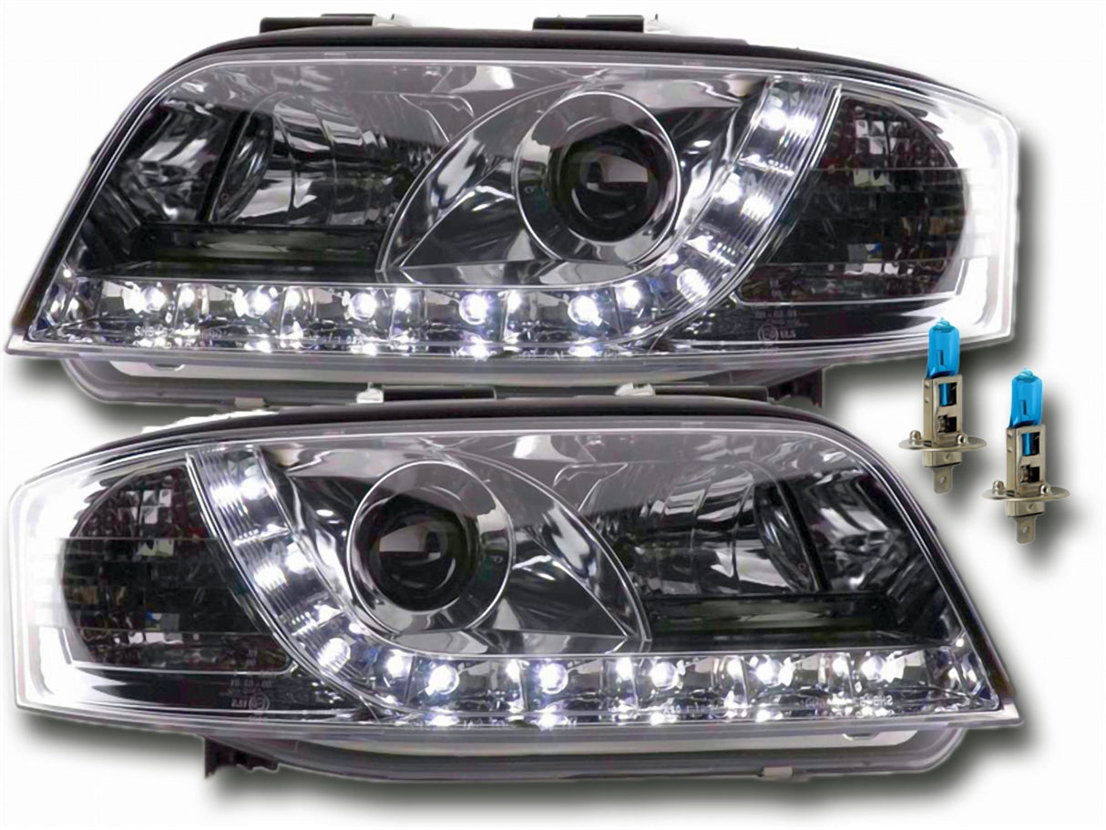 Led Scheinwerfer Set in chrom für Audi A6 C5 4B 05.1997-05.01